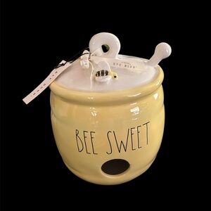 NEW Rae Dunn by Magenta Ceramic Bird Houses" ***"Bee Happy" 8"x7"